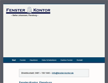 Tablet Screenshot of fenster-kontor.de
